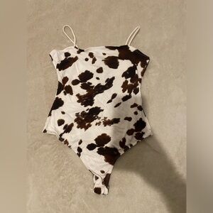 Forever 21 medium cow print one piece